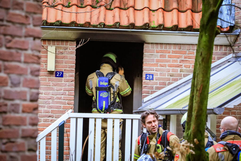 Veel schade bij woningbrand