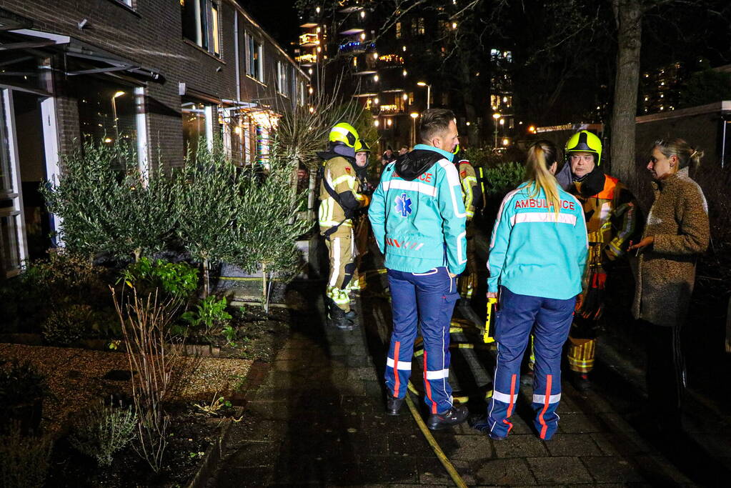 Flinke rookontwikkeling bij zolderbrand