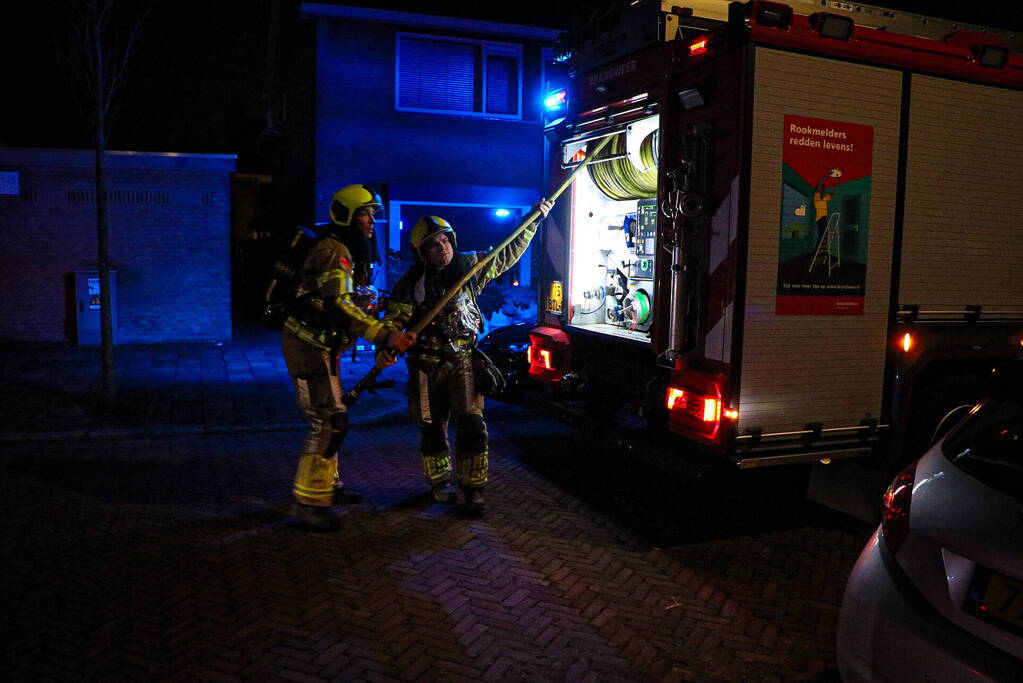 Flinke rookontwikkeling bij zolderbrand