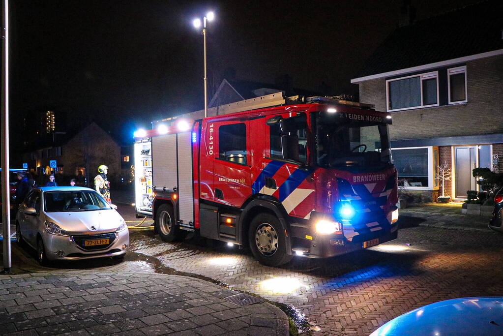 Flinke rookontwikkeling bij zolderbrand