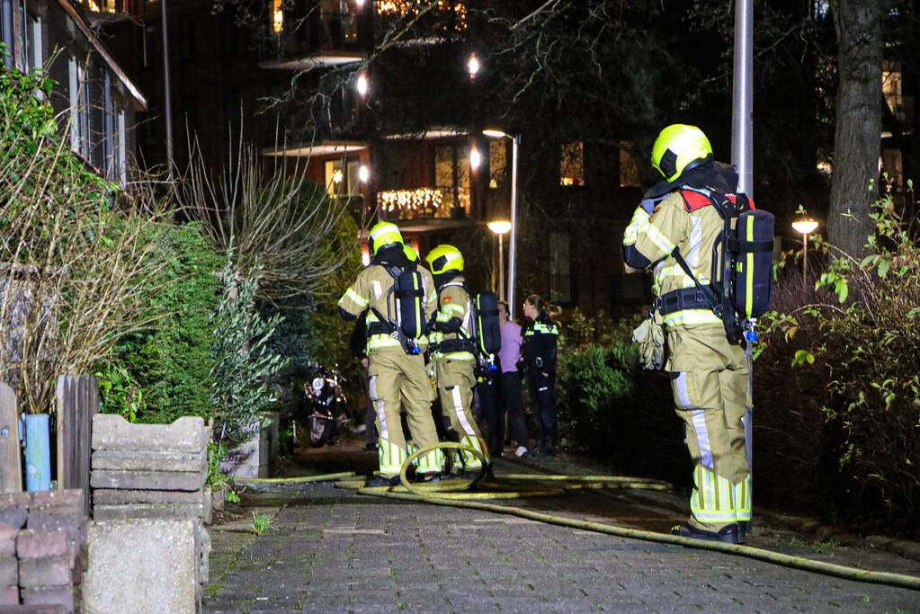 Flinke rookontwikkeling bij zolderbrand