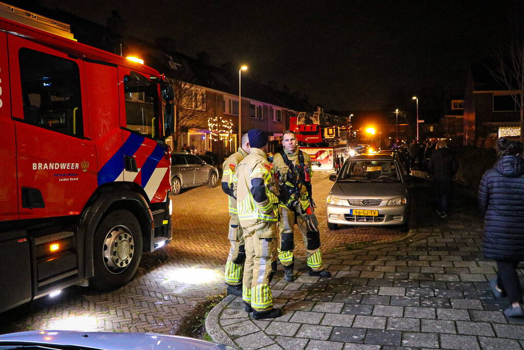 Flinke rookontwikkeling bij zolderbrand