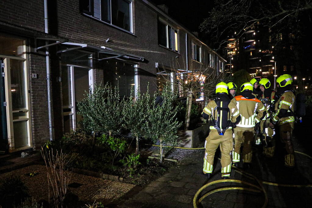 Flinke rookontwikkeling bij zolderbrand