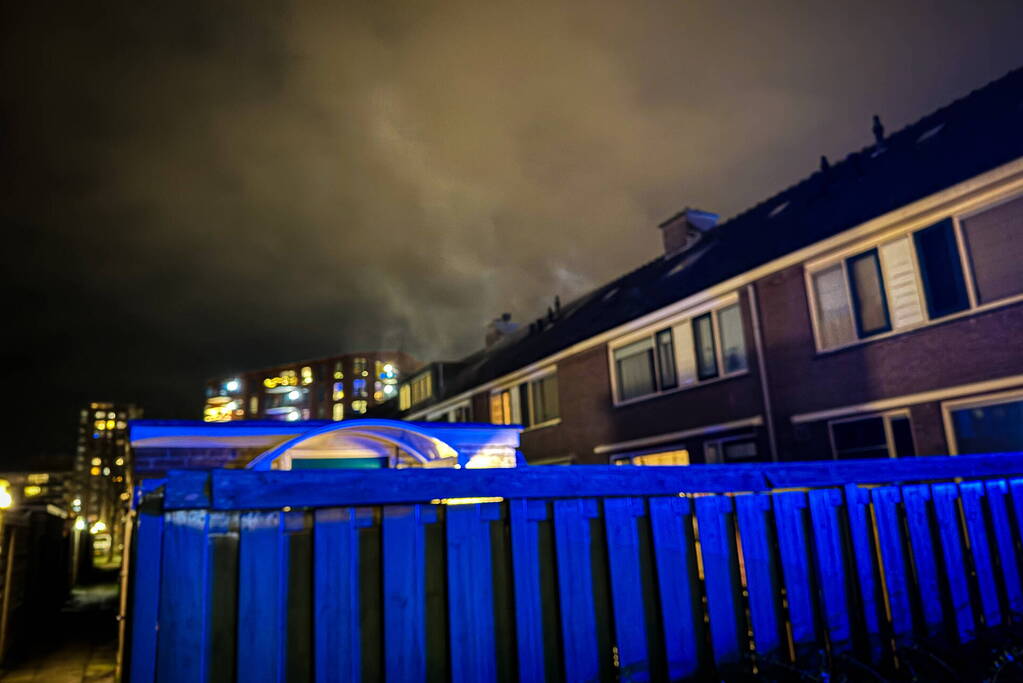 Flinke rookontwikkeling bij zolderbrand