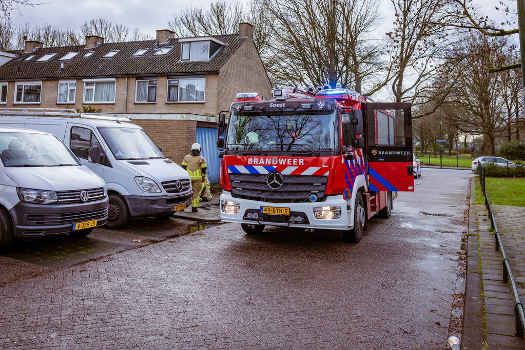 Vergeten pan zorgt voor brand