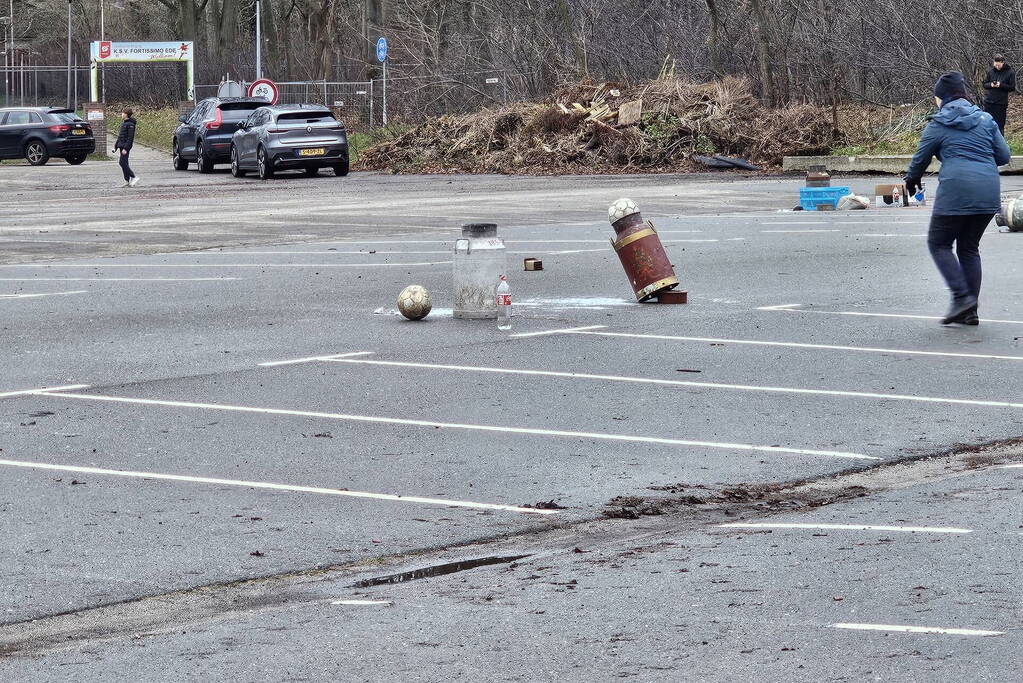 Carbidschieten trekt veel bekijks