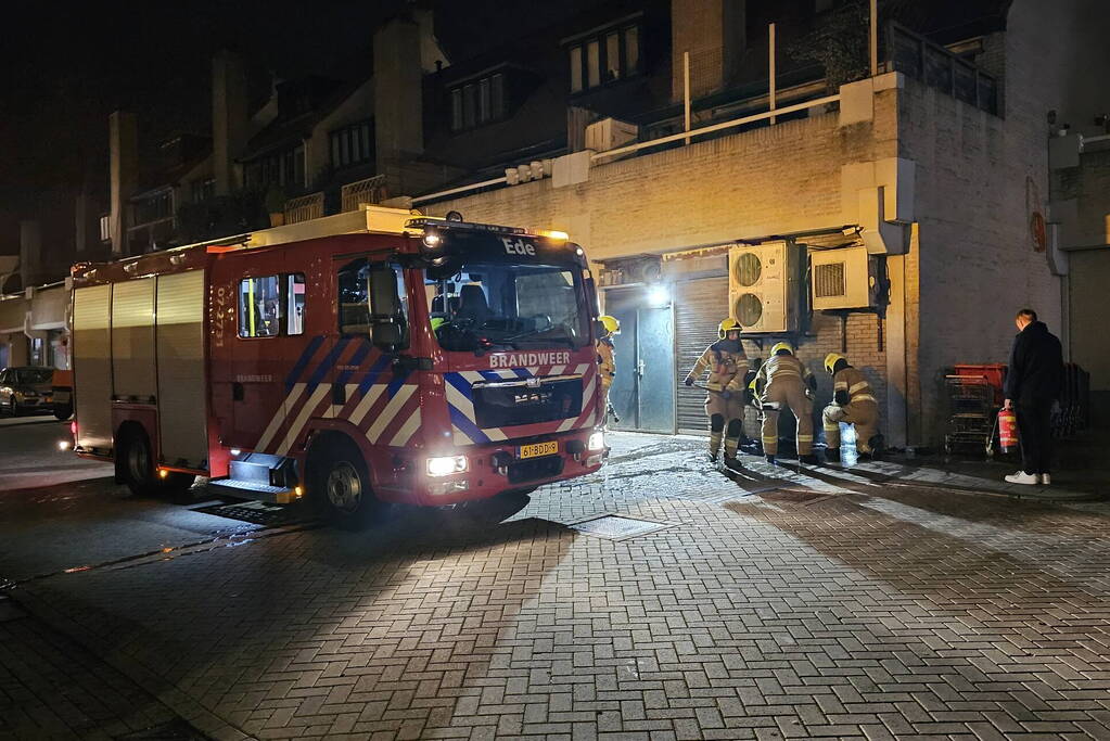 Afvalbrand snel onder controle