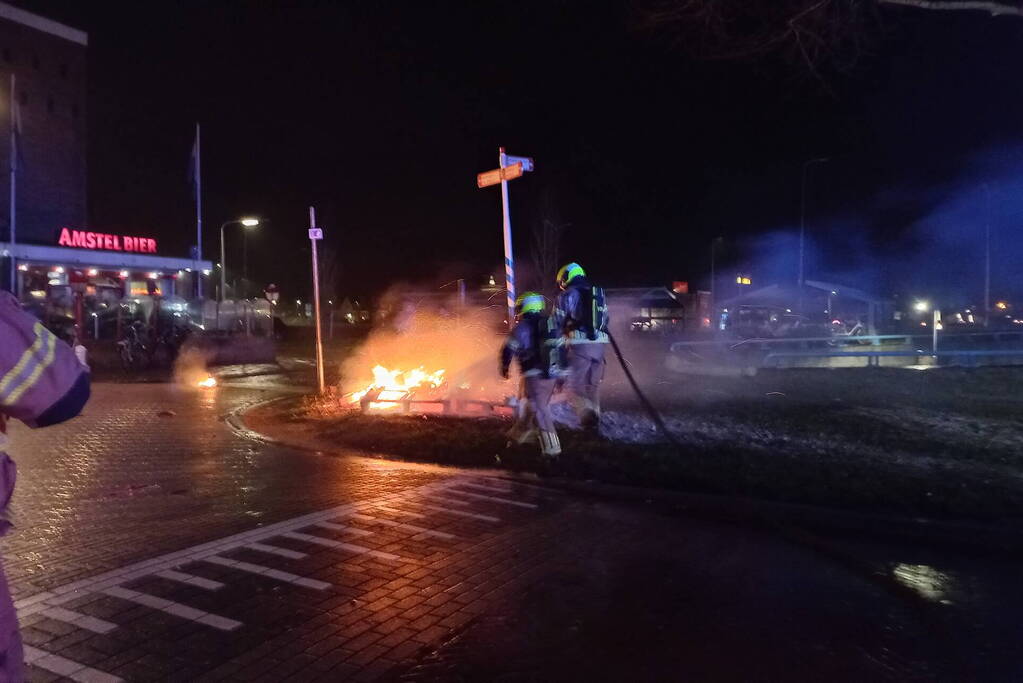 Buitenbrand geblust na sein veilig van politie