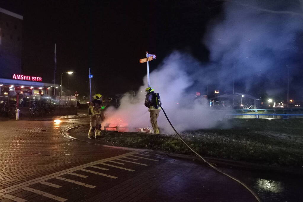 Buitenbrand geblust na sein veilig van politie