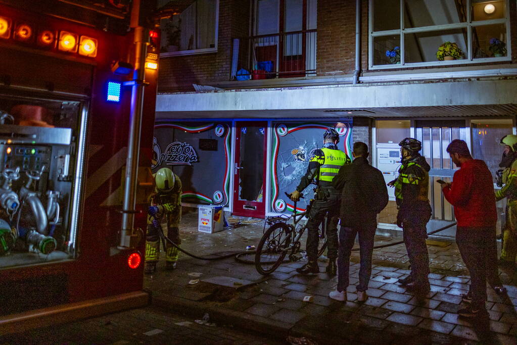 Veel rookontwikkeling bij brand in restaurant