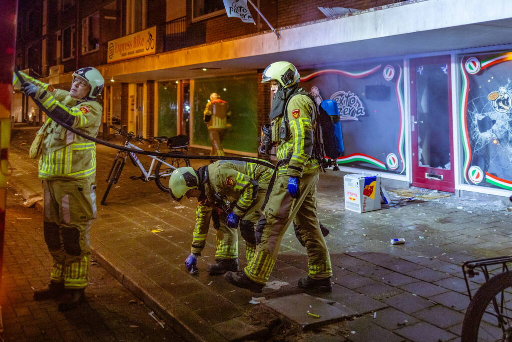 Veel rookontwikkeling bij brand in restaurant