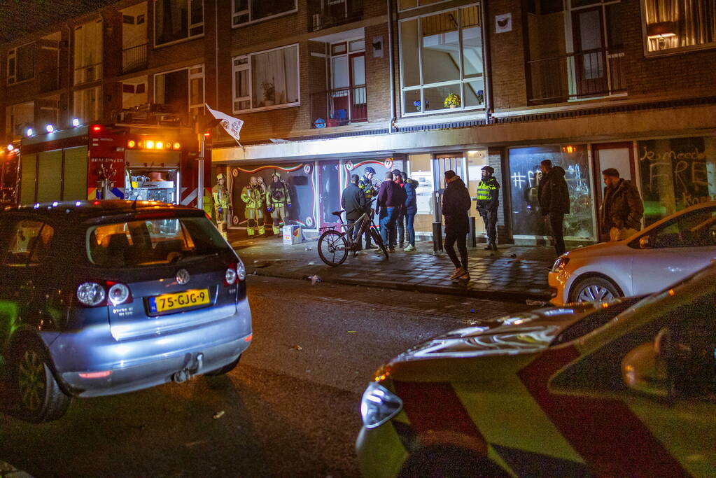 Veel rookontwikkeling bij brand in restaurant