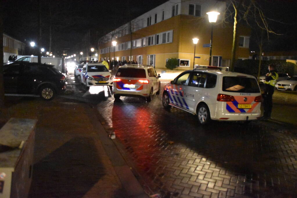 Grote politie-inzet na vechtpartij op straat