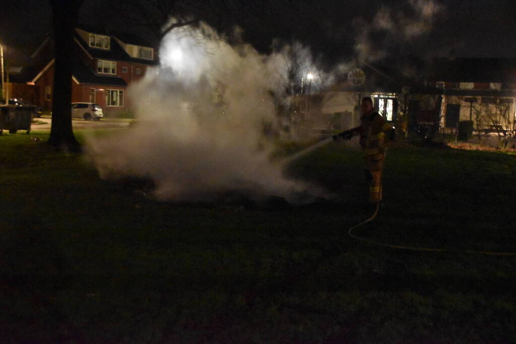 Buitenbrand snel onder controle