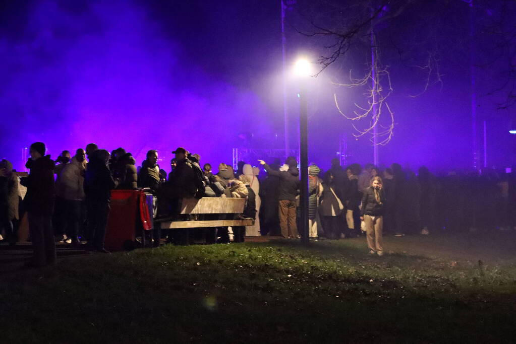 Grote drukte bij nieuwjaarsfeest