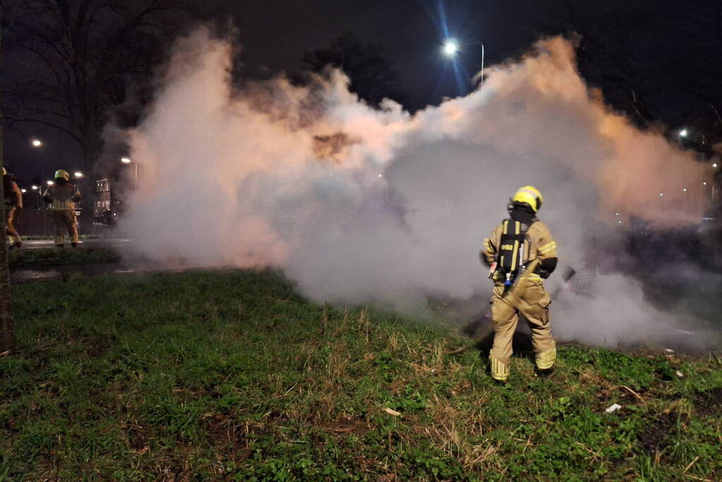 Buitenbrand snel onder controle