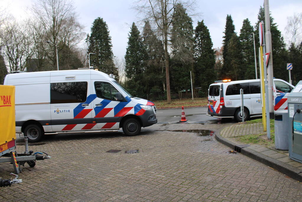 Weg afgesloten na ernstige aanrijding vanwege onderzoek