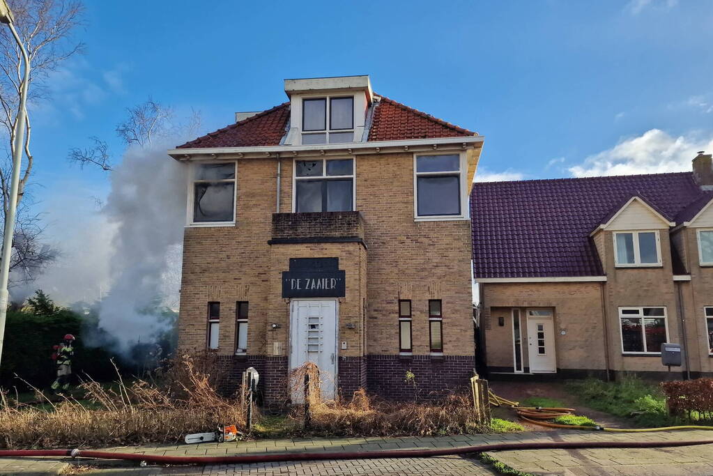 Dode bij felle brand in woning