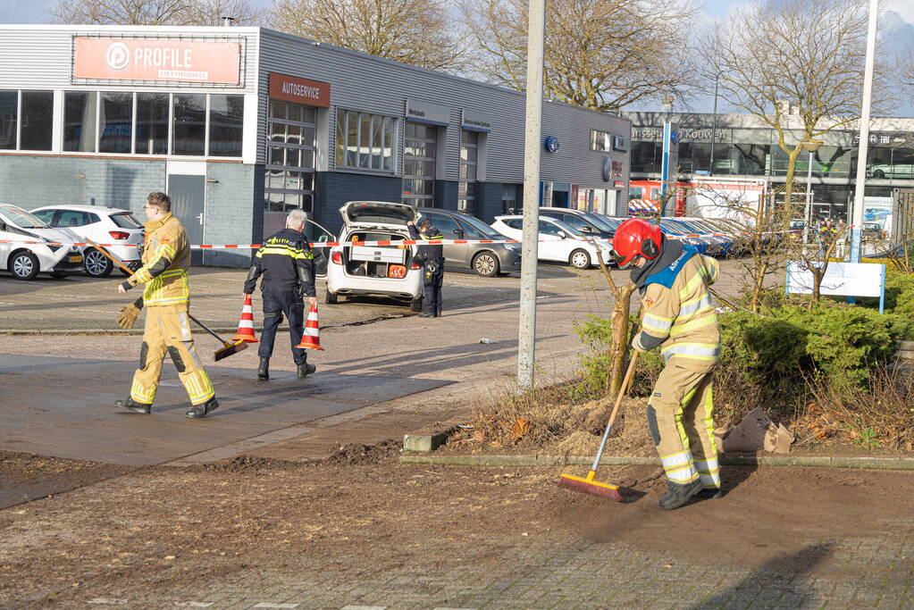 Explosief aangetroffen bij bedrijfspand