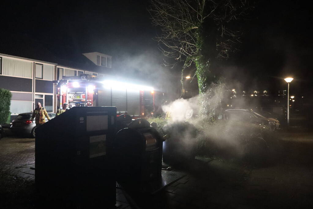 Rookontwikkeling bij brand in container