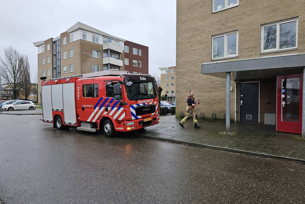 Persoon gewond na ongeval in woning