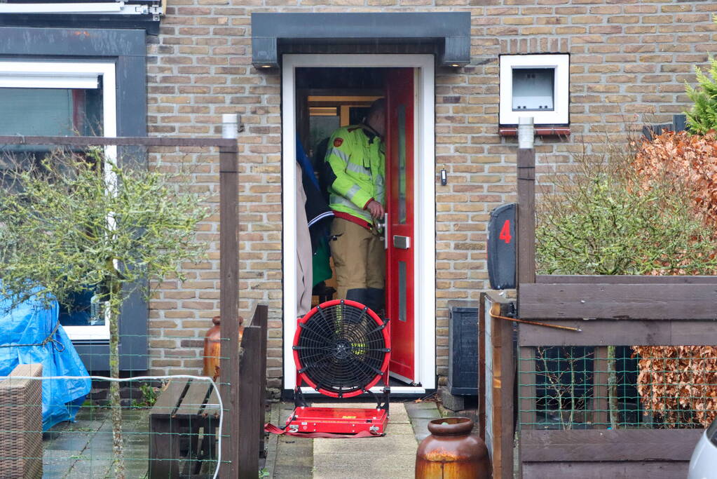 Brand in woning snel onder controle