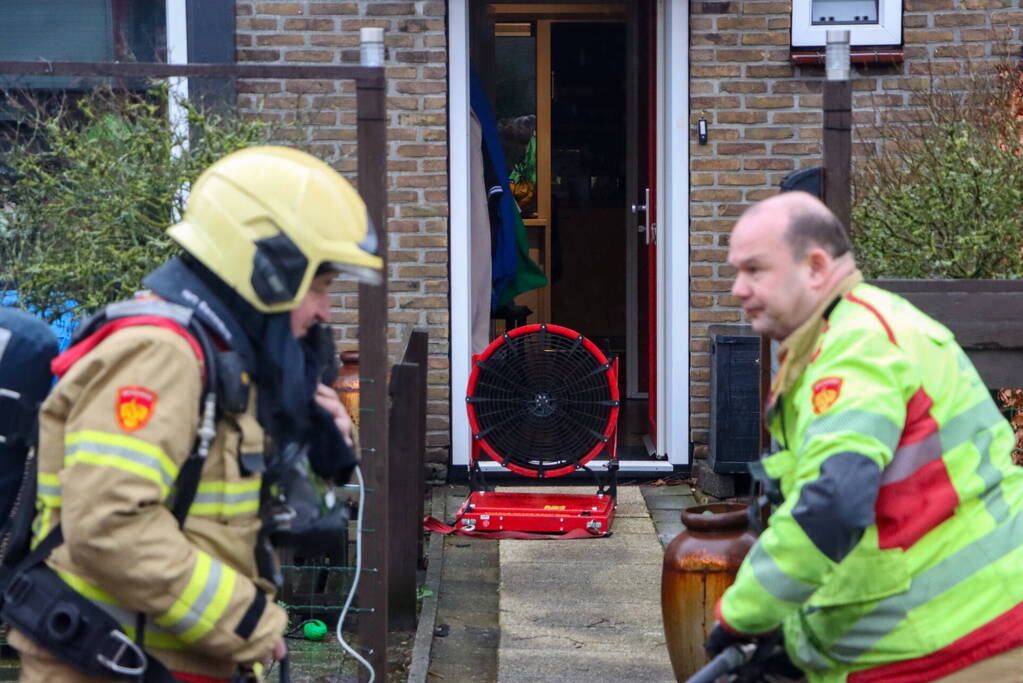 Brand in woning snel onder controle