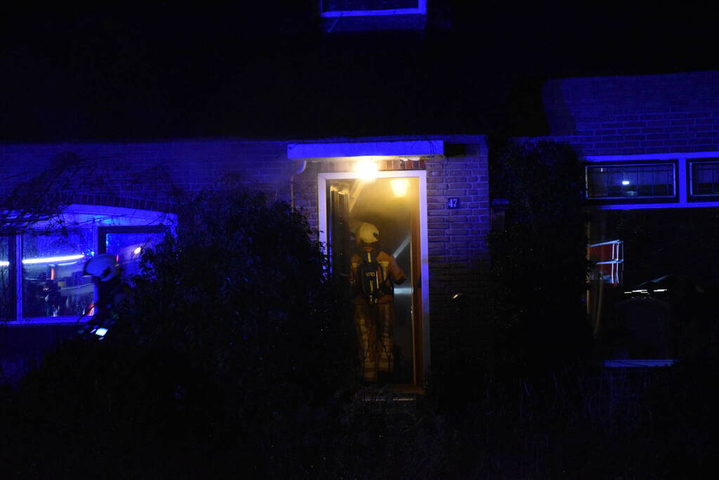 Rookontwikkeling bij brand in woning