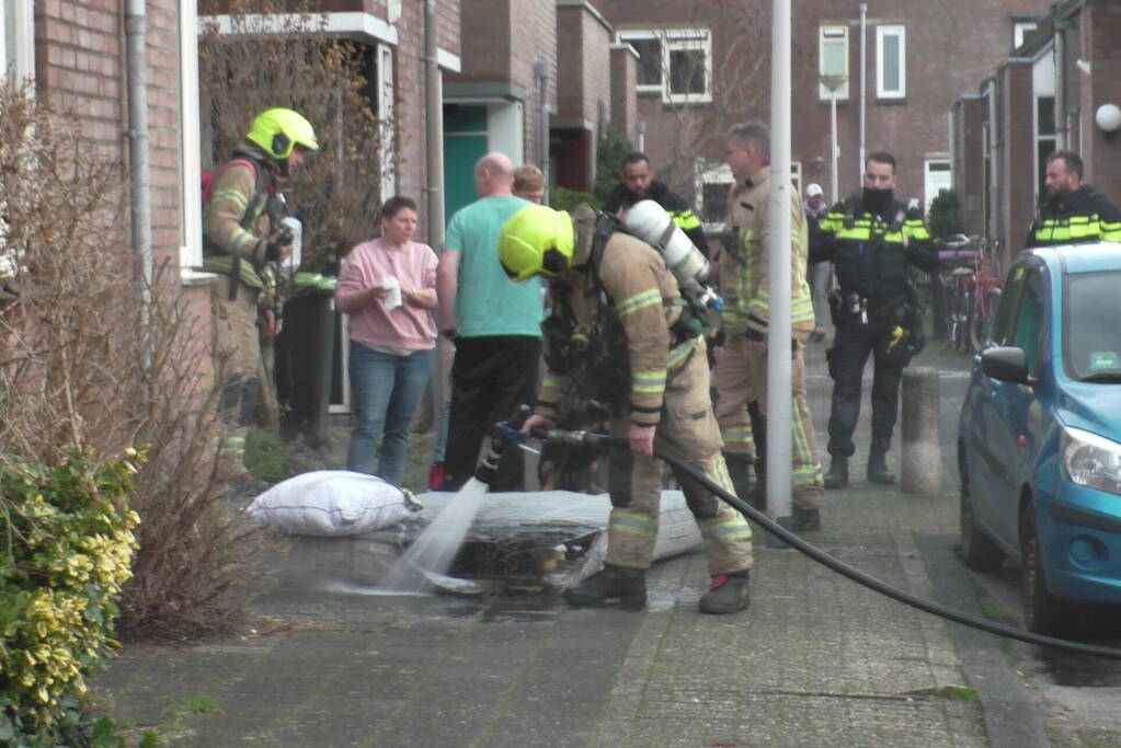 Matras vat vlam in woning