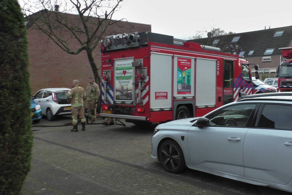 Matras vat vlam in woning