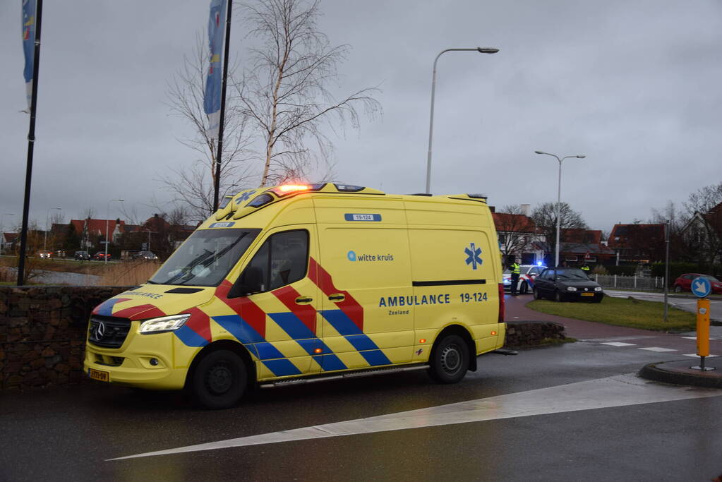 Fietser gewond bij botsing met automobilist