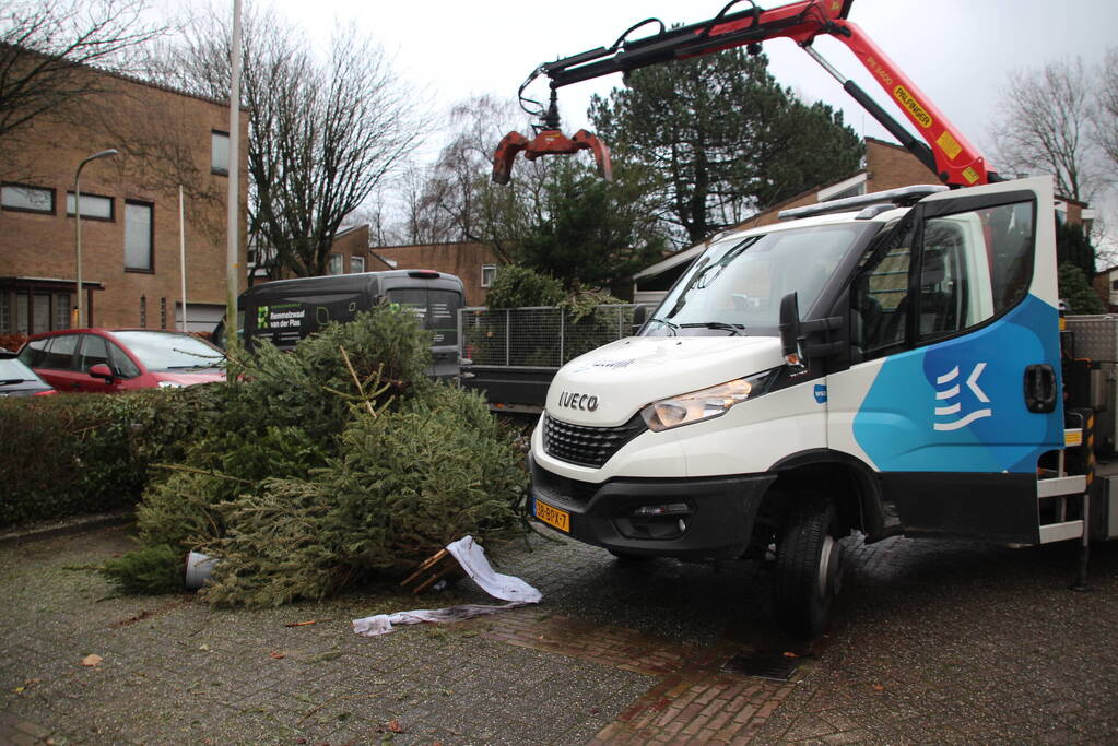 Kerstbomen ingezameld op 16 inzamellocaties