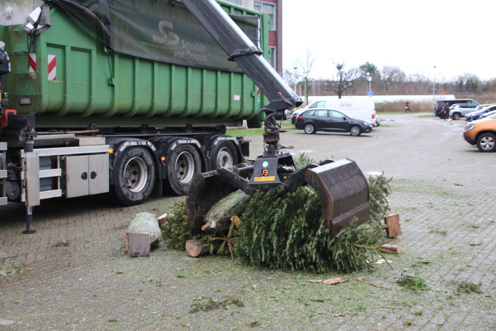 Kerstbomen ingezameld op 16 inzamellocaties