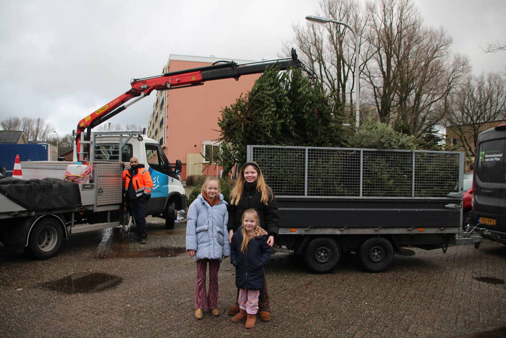 Kerstbomen ingezameld op 16 inzamellocaties