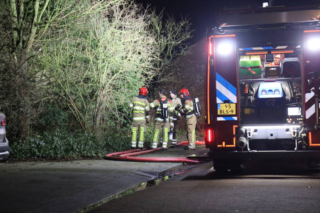 Persoon gewond bij brand in slaapkamer