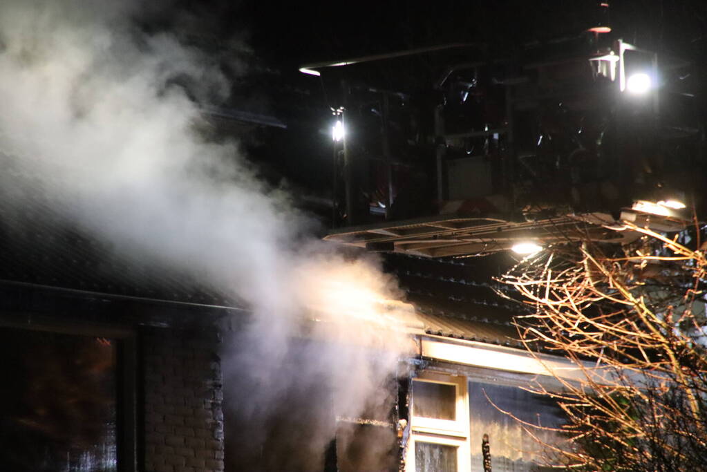 Persoon gewond bij brand in slaapkamer