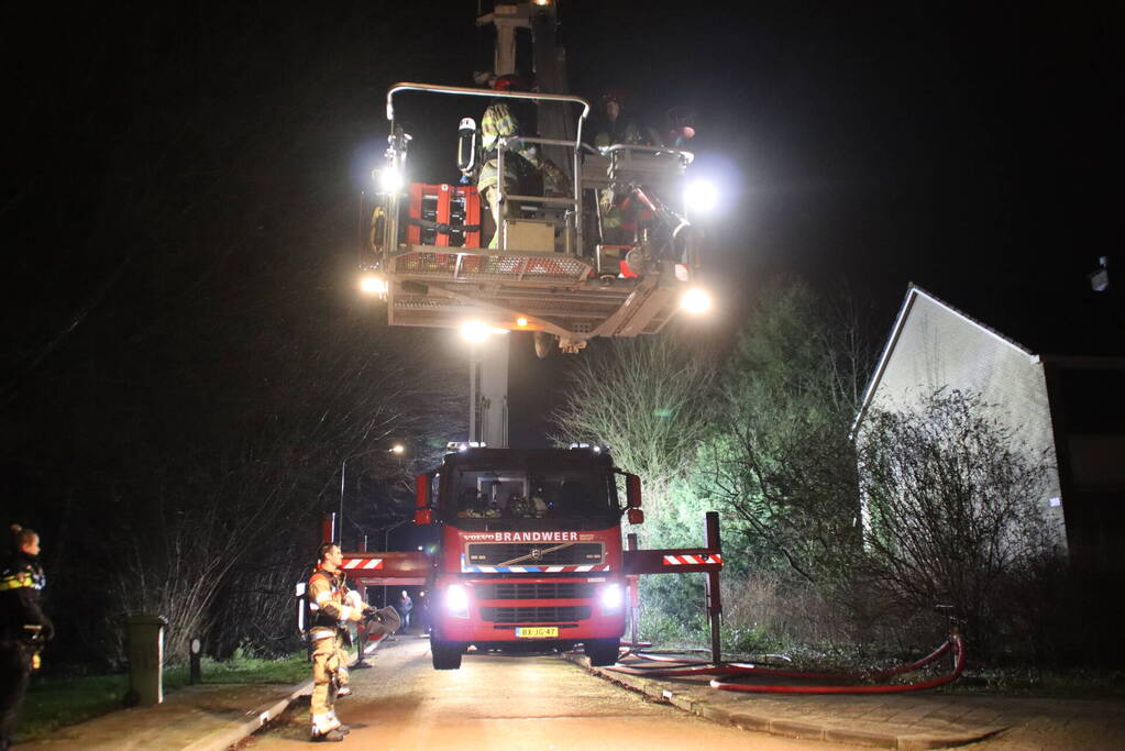 Persoon gewond bij brand in slaapkamer