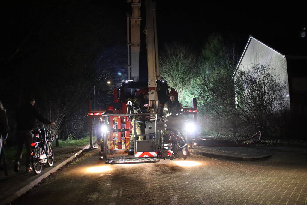 Persoon gewond bij brand in slaapkamer