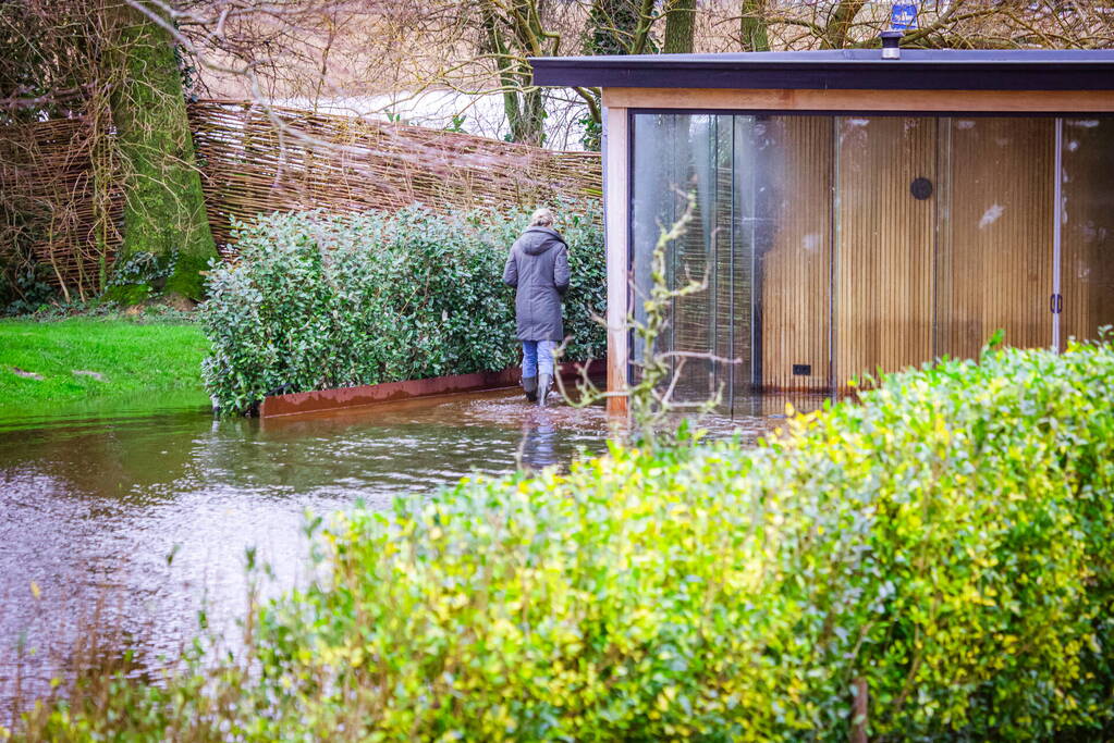 Hoogwater in de polder