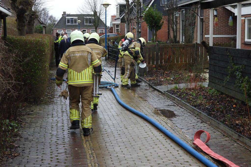 Brand in schoorsteen snel onder controle