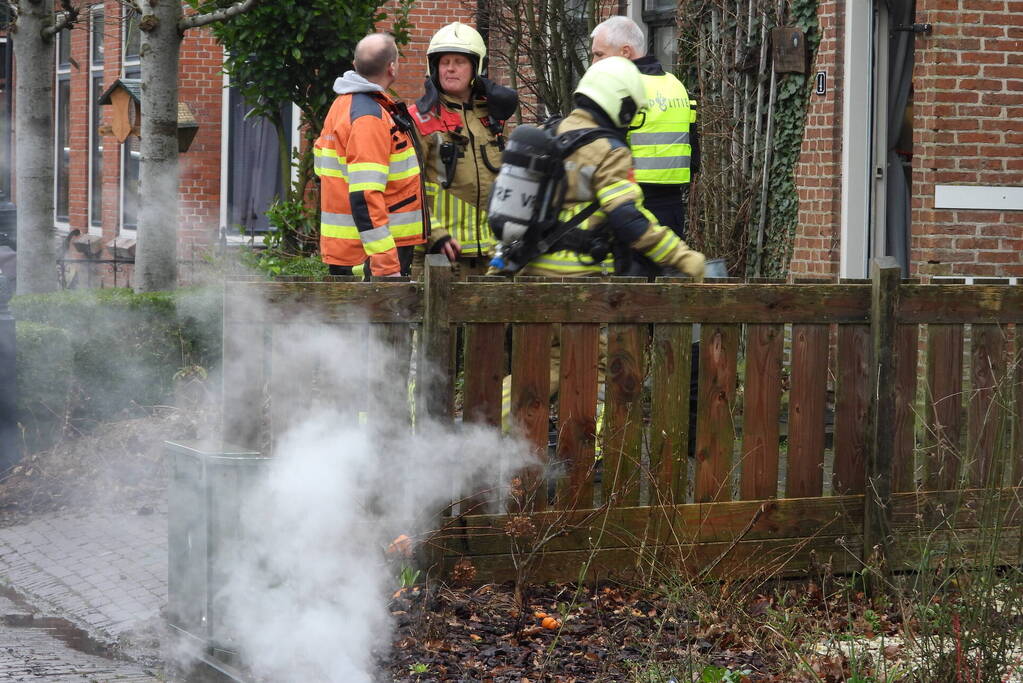 Brand in schoorsteen snel onder controle