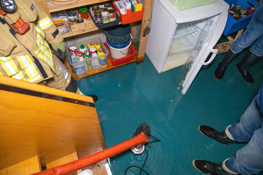 Wateroverlast in kelder van woning