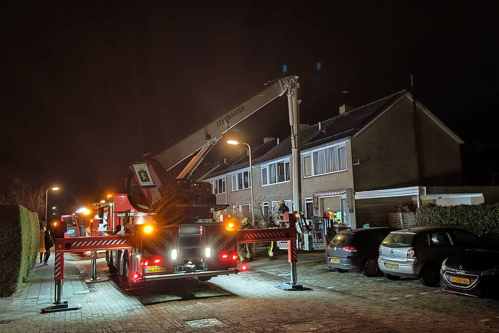 Schoorsteenbrand snel onder controle