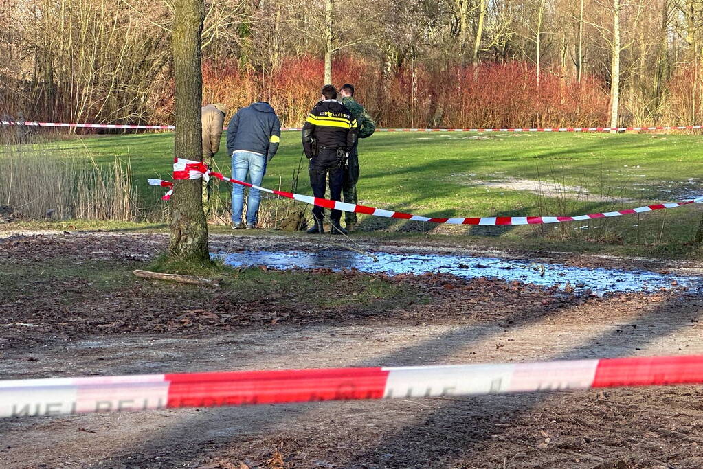 Explosief aangetroffen tijdens graafwerkzaamheden