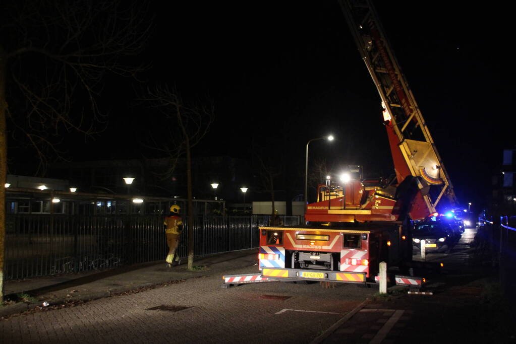 Brandweer groots ingezet voor rookontwikkeling