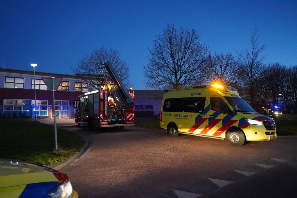 Grote brand in schoolgebouw