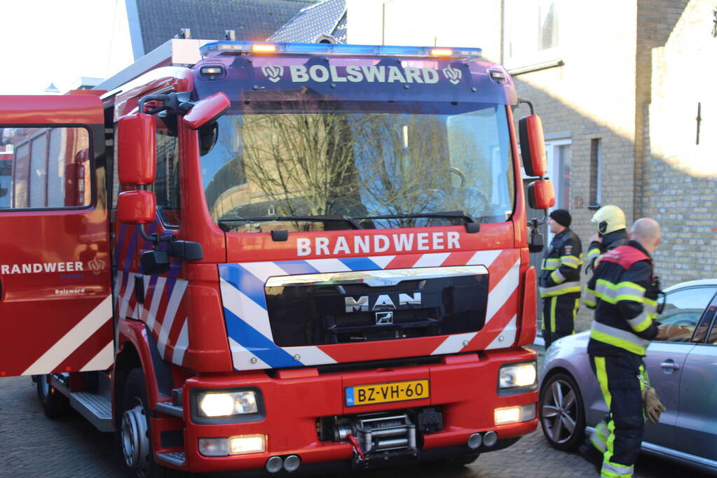 Brandweer ingezet voor rookontwikkeling in woning