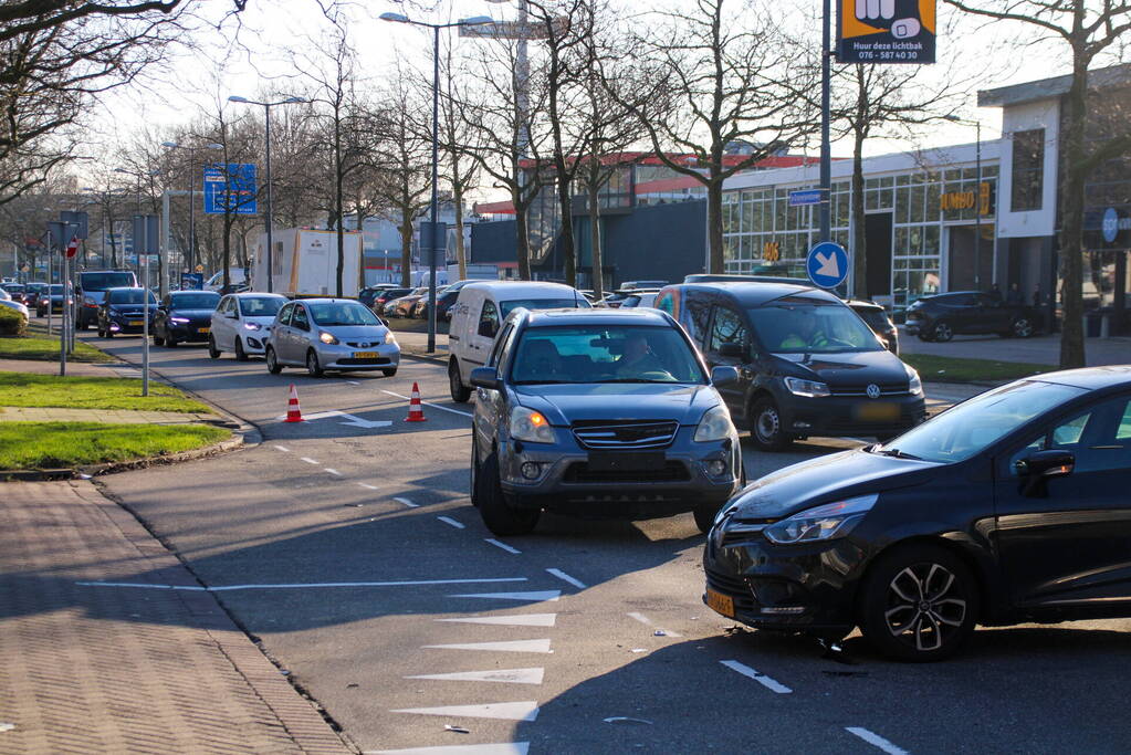 Verkeershinder door aanrijding