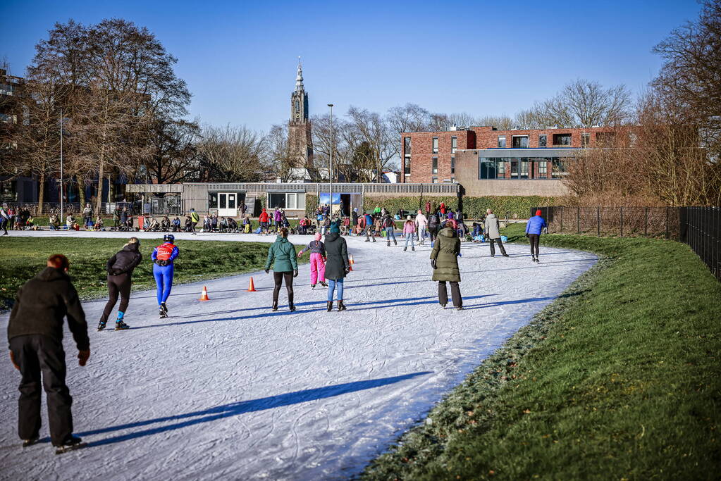 Volop schaatsplezier op natuurijsbaan van Amersfoortse IJsvereniging