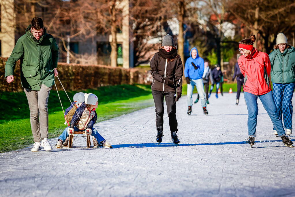 Volop schaatsplezier op natuurijsbaan van Amersfoortse IJsvereniging